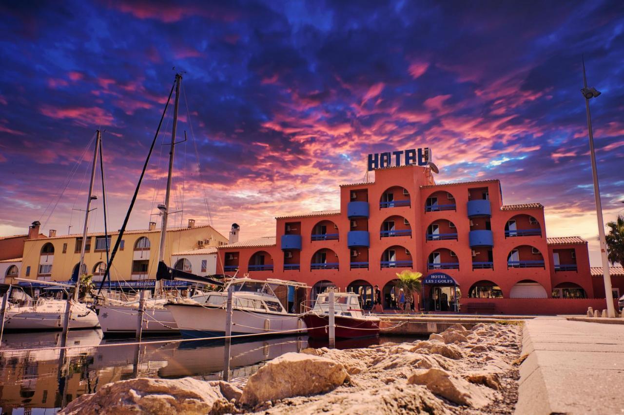 Cit'Hotel Des 2 Golfs Leucate Bagian luar foto
