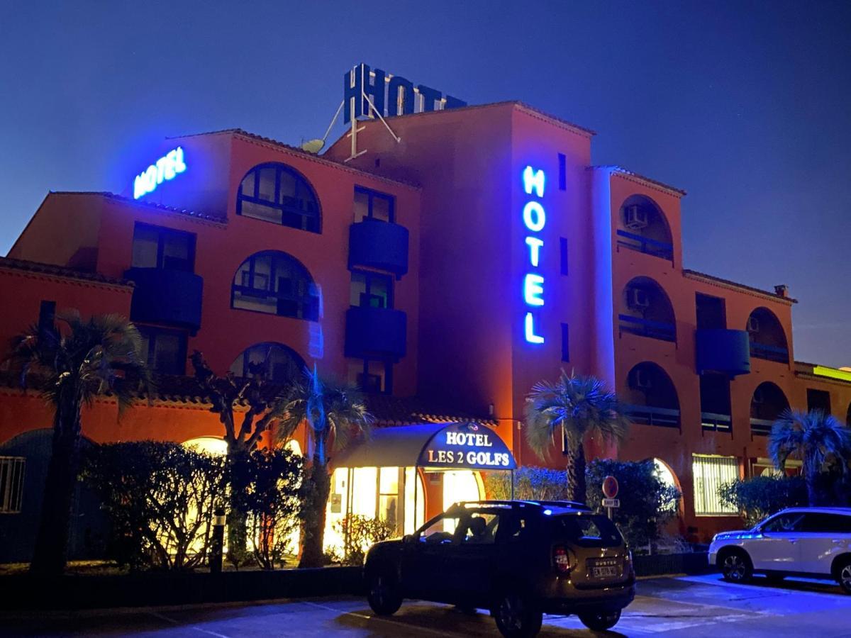 Cit'Hotel Des 2 Golfs Leucate Bagian luar foto